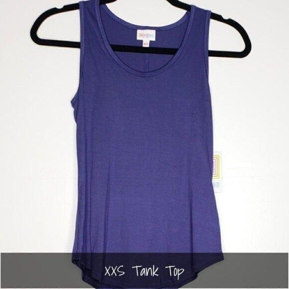 LuLaRoe Tank Top NWT XXS Dark Blue - Picture 1 of 1